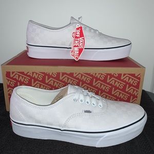 Vans authentic platform (white)